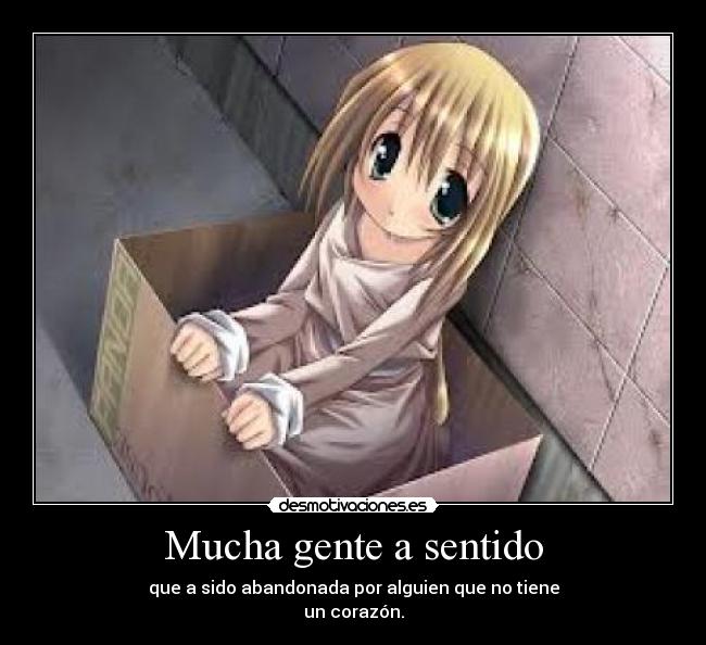 Mucha gente a sentido -