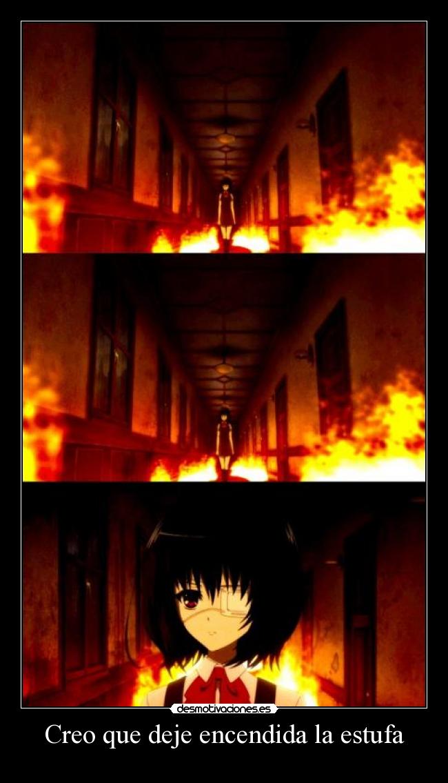 Creo que deje encendida la estufa - 