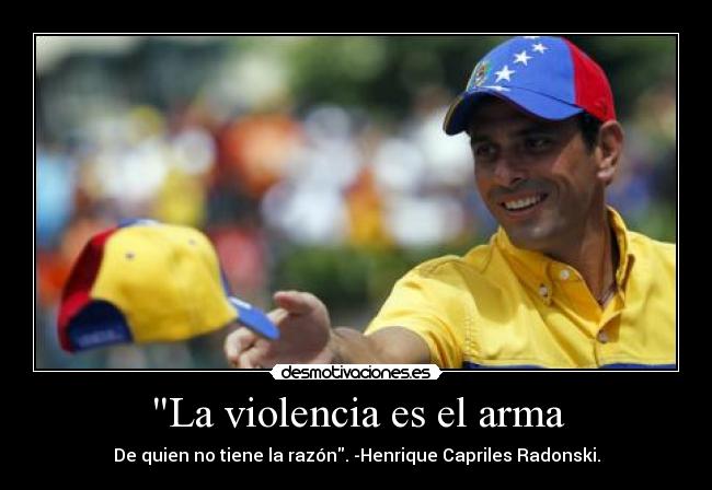 La violencia es el arma - 