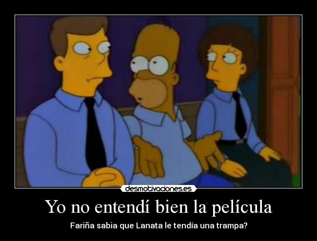 Yo no entendí bien la película -