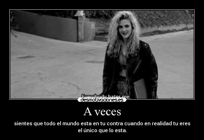 A veces -