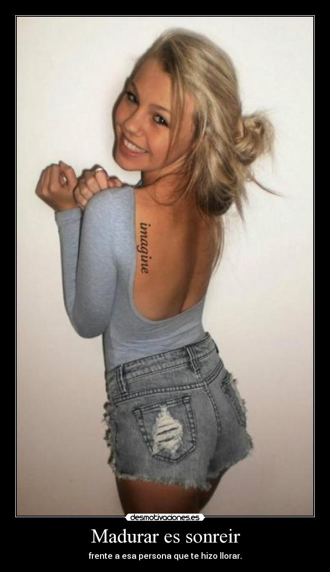 Madurar es sonreir -