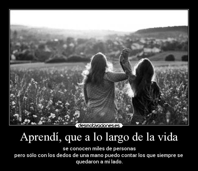 Aprendí, que a lo largo de la vida | Desmotivaciones Aprendí, que a lo largo de la vida | Desmotivaciones
