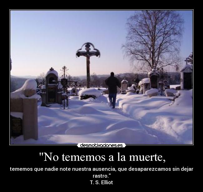 carteles muerte tememos muerte desmotivaciones