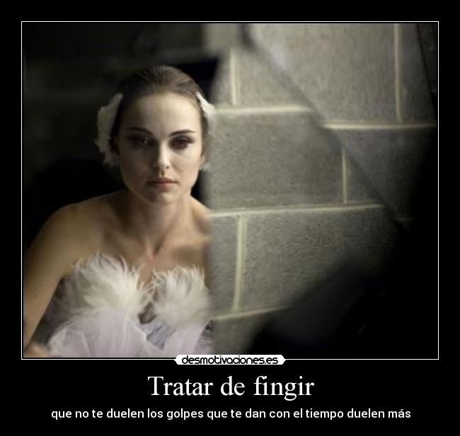 Tratar de fingir -