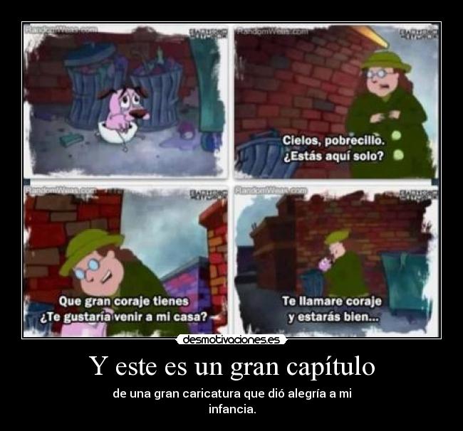 Y este es un gran capítulo - de una gran caricatura que dió alegría a mi
infancia.