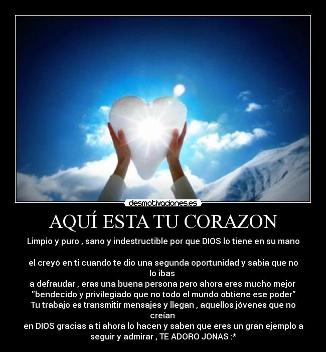 carteles corazon artistaaa desmotivaciones