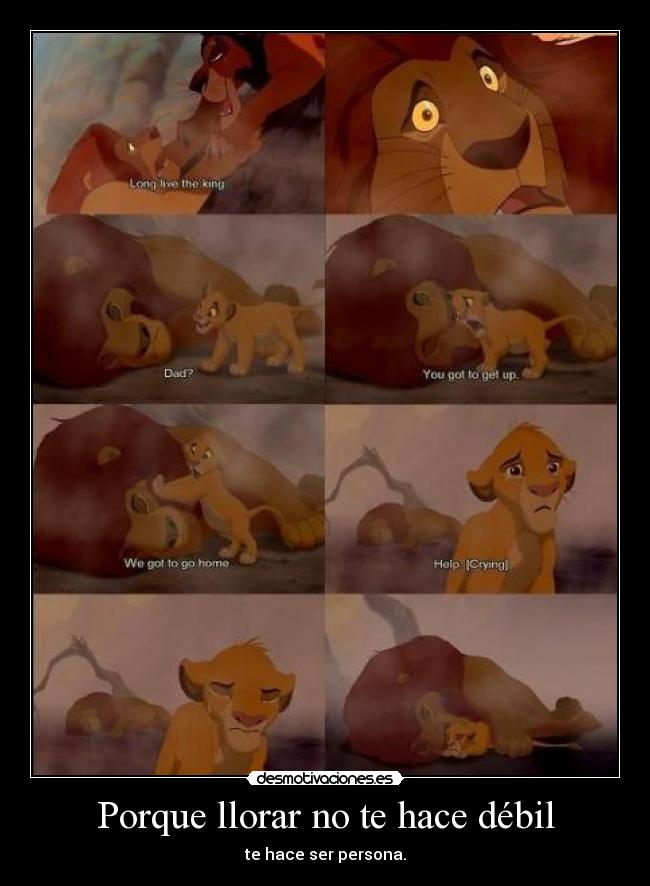 Porque llorar no te hace débil -