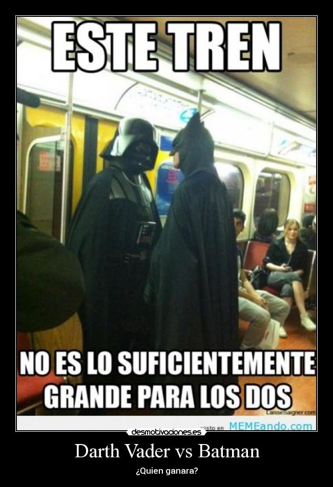 Darth Vader vs Batman -