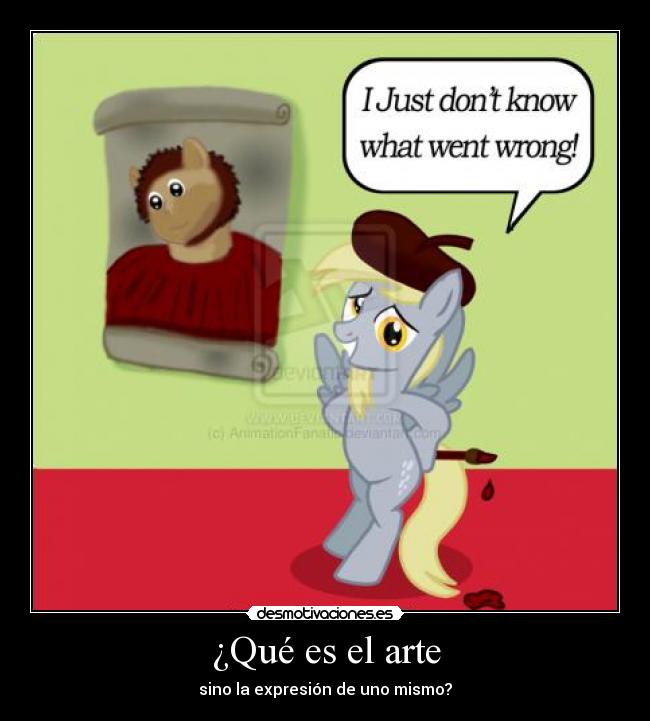 ¿Qué es el arte - sino la expresión de uno mismo?