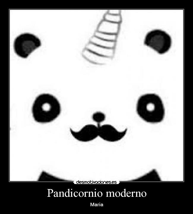 Pandicornio moderno -