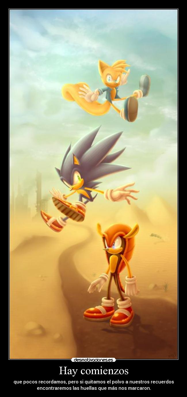 carteles sora sonicteam desmotivaciones