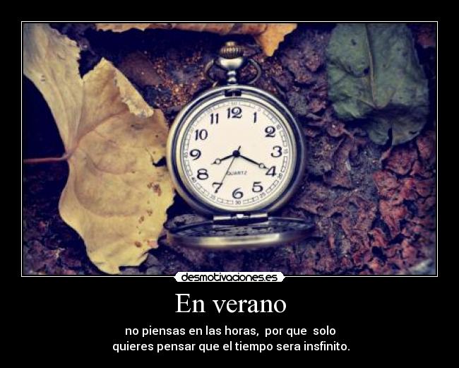 carteles verano verano desmotivaciones