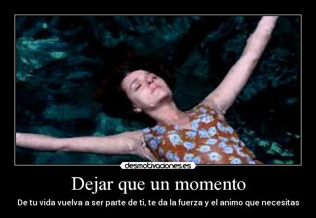 Dejar que un momento - 