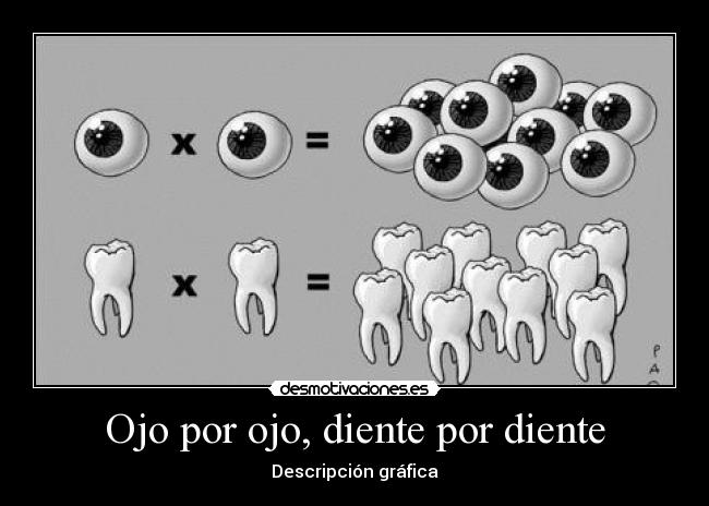 carteles ojo diente desmotivaciones