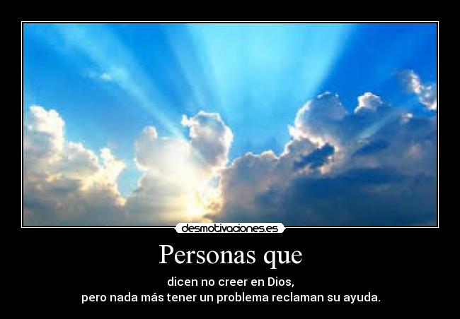 Personas que -