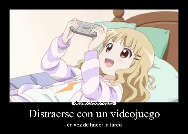 Distraerse con un videojuego -