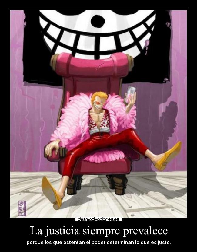 La justicia siempre prevalece -
