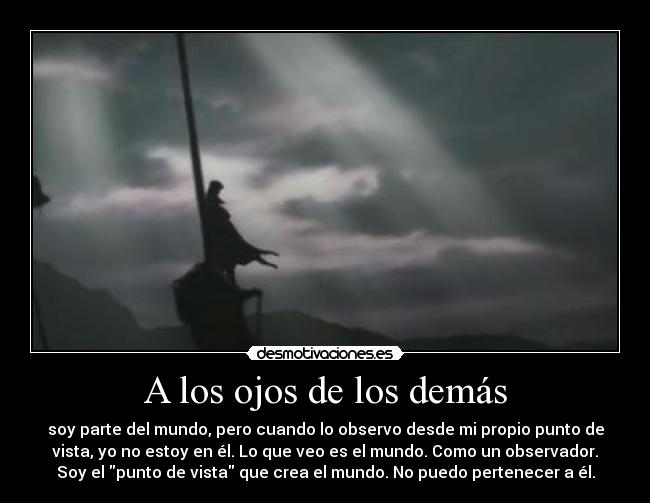 A los ojos de los demás - 