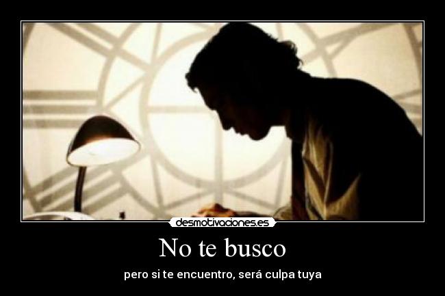 No te busco - 