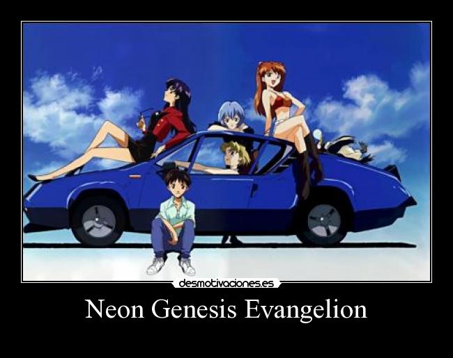 carteles neon genesis evangelion desmotivaciones