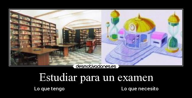 Estudiar para un examen - 