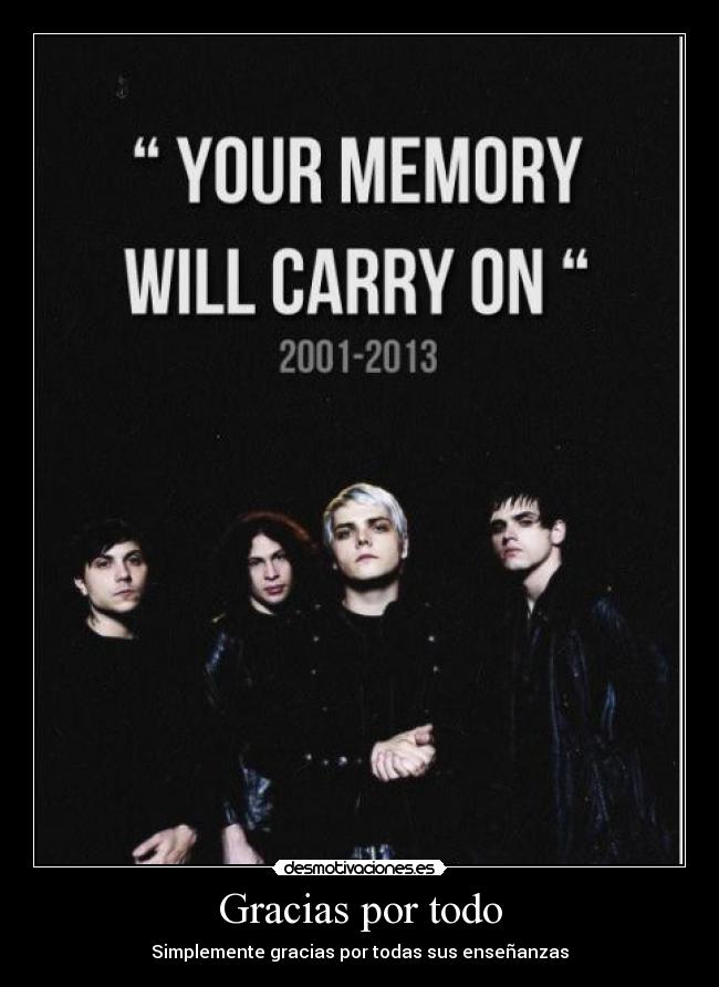 carteles borregoway presents chemical romance desmotivaciones