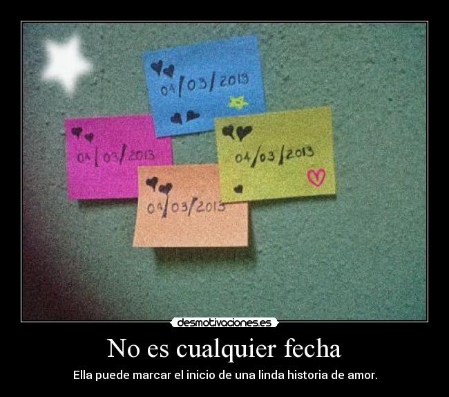 No es cualquier fecha -