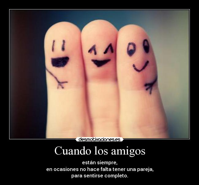 Cuando los amigos -