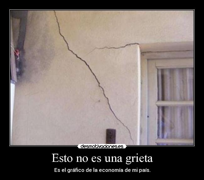 Esto no es una grieta - Es el gráfico de la economía de mi país.