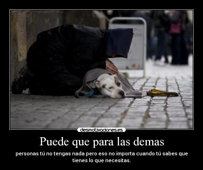 Puede que para las demas -