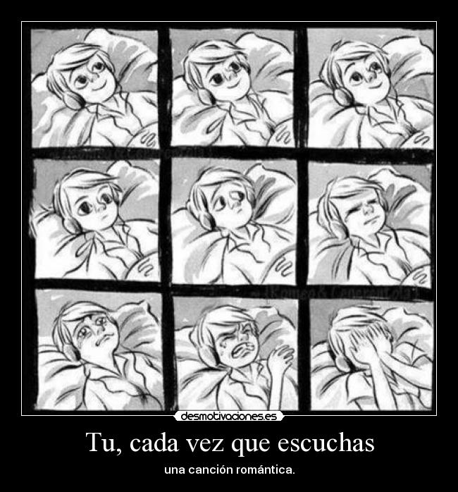 Tu, cada vez que escuchas -