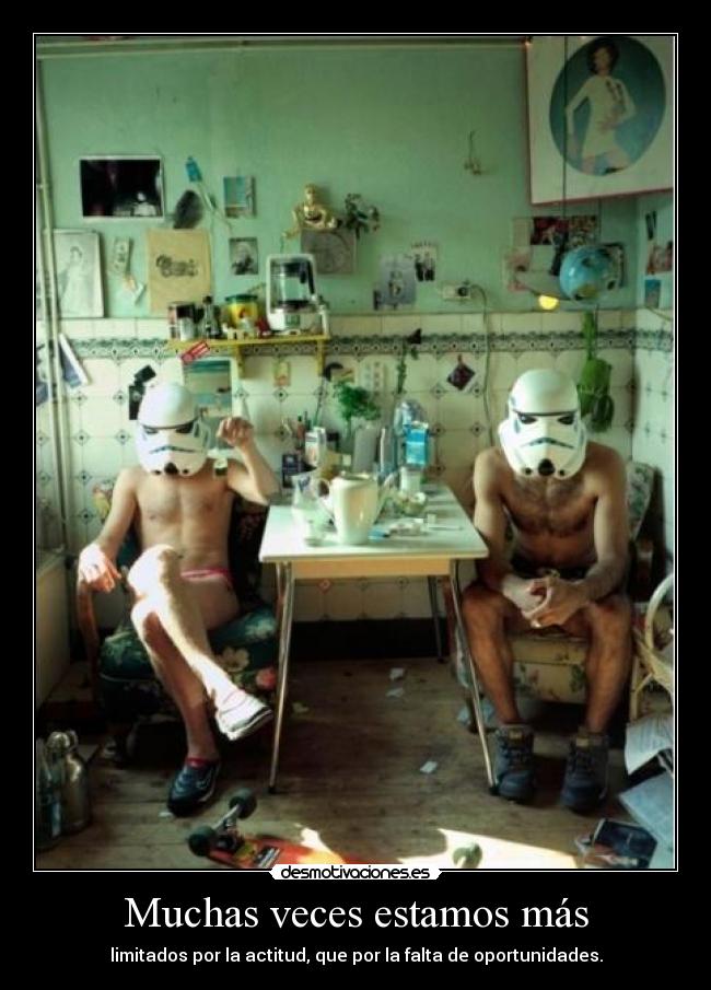 Muchas veces estamos más -