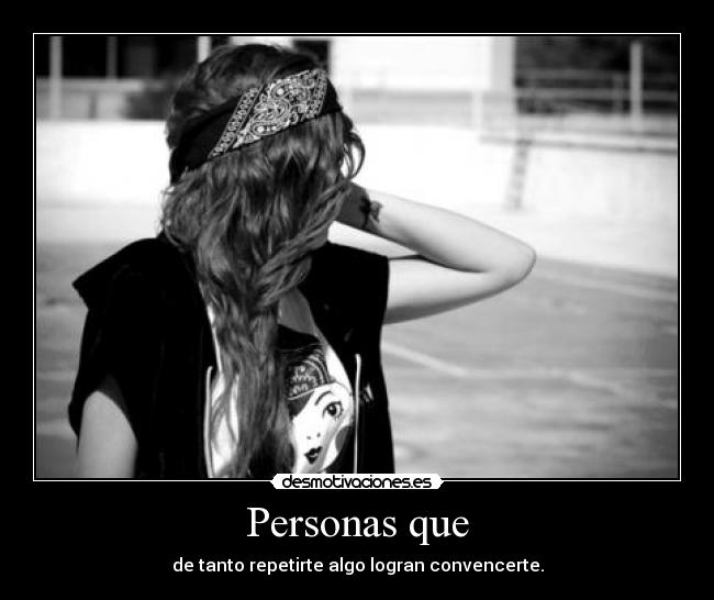 Personas que -