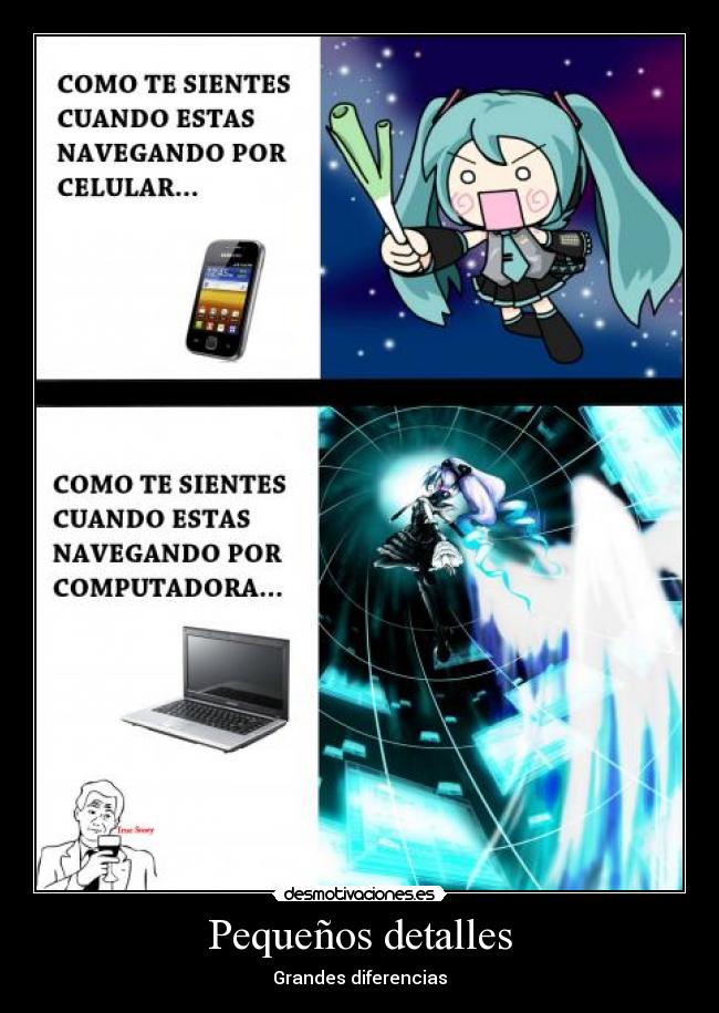 carteles hatsune miku celular navegar desmotivaciones