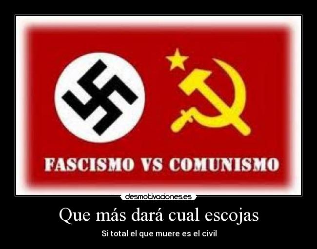 Que más dará cual escojas - 