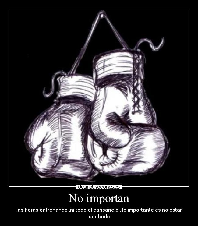 No importan -