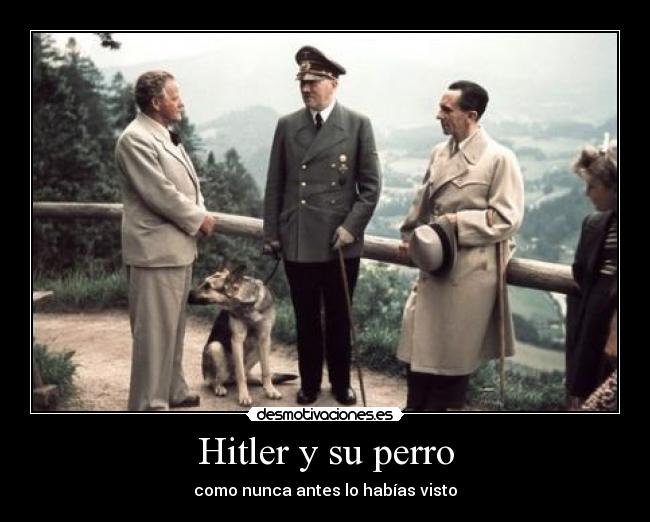 Hitler y su perro - 