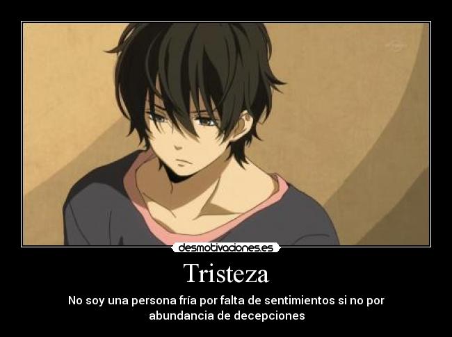 carteles tristeza anime desmotivaciones