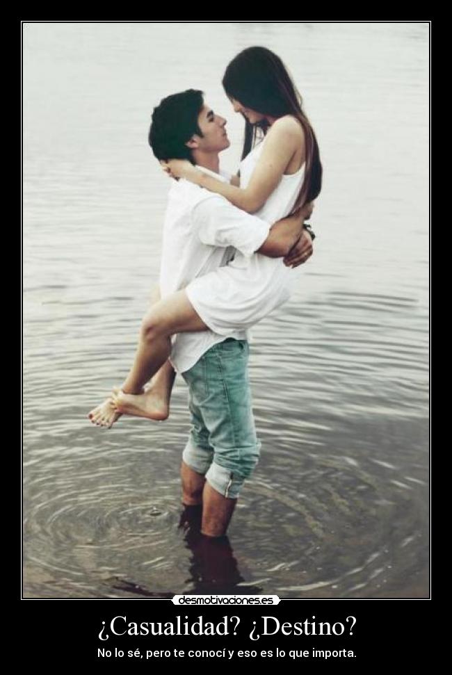 ¿Casualidad? ¿Destino? -