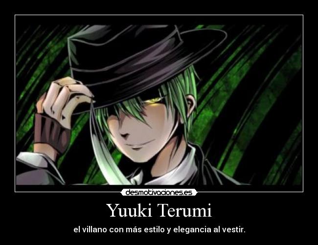 Yuuki Terumi - el villano con más estilo y elegancia al vestir.
