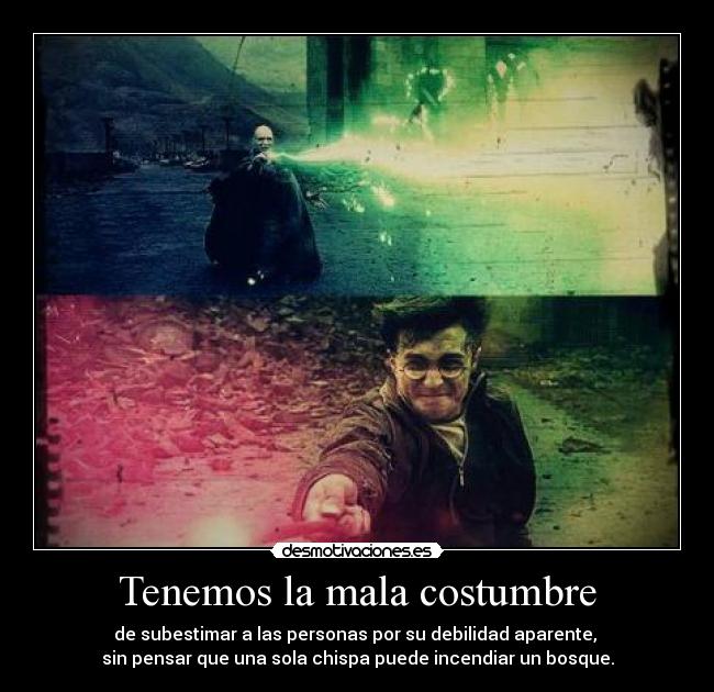 Tenemos la mala costumbre - 