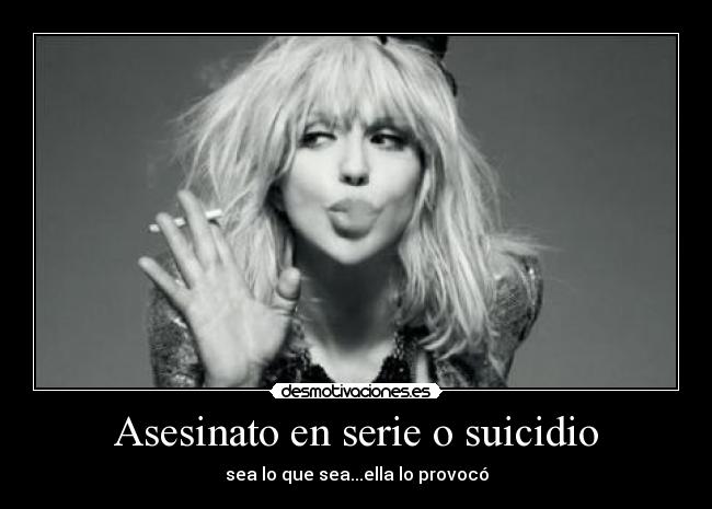 Asesinato en serie o suicidio -