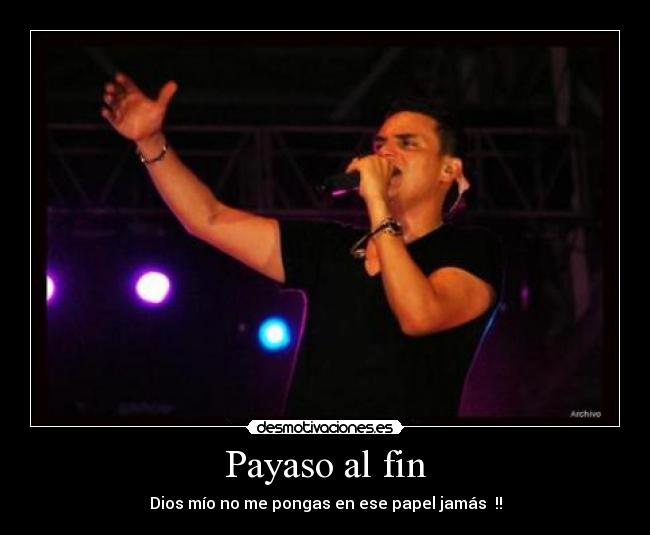 carteles payaso fin desmotivaciones