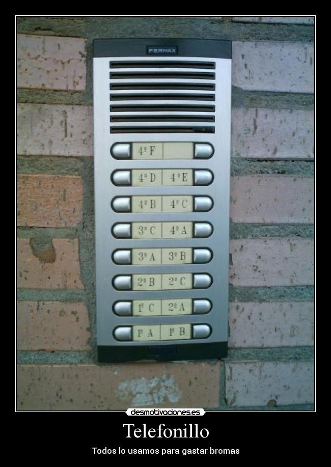 Telefonillo - Todos lo usamos para gastar bromas