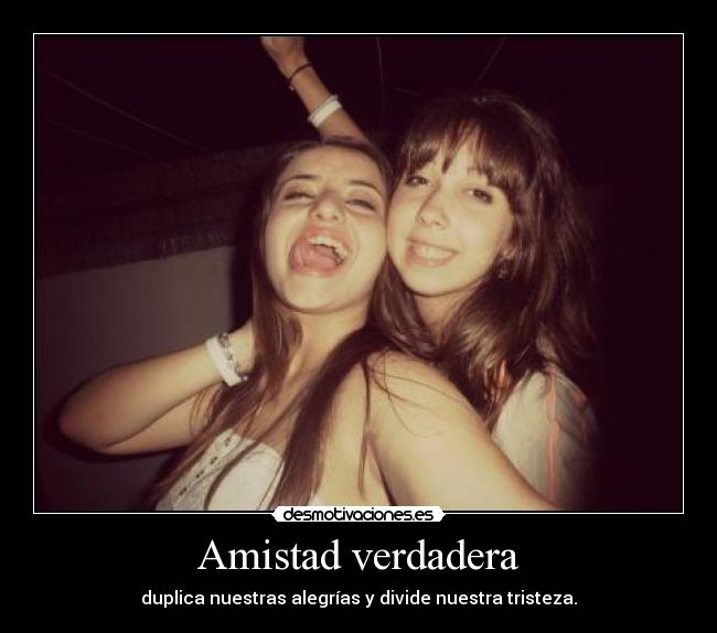 Amistad verdadera -