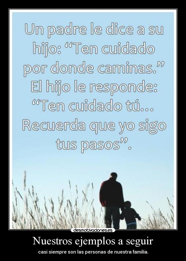 Nuestros ejemplos a seguir -