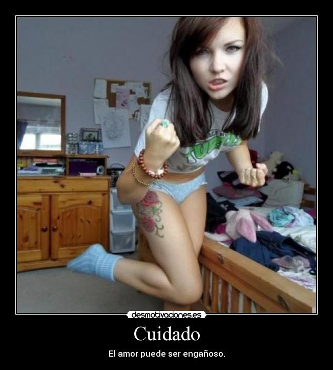 Cuidado - El amor puede ser engañoso.