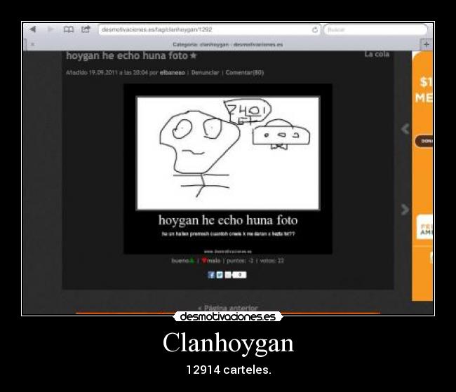 carteles clanhoygan desmotivaciones