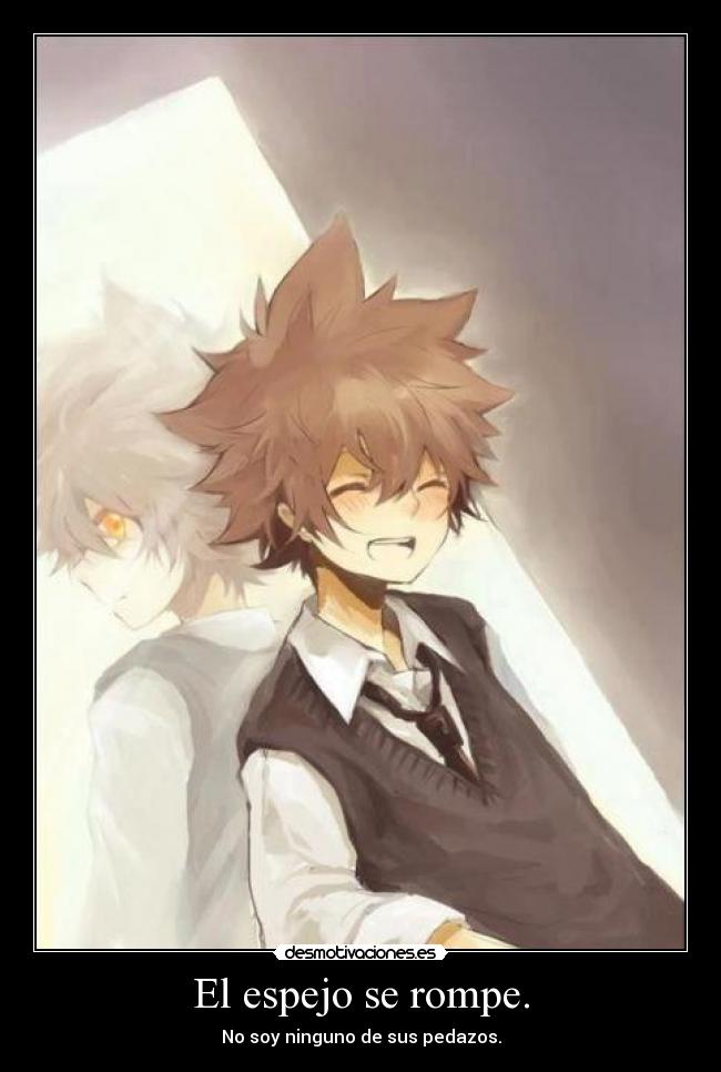 El espejo se rompe. -